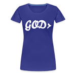 Women’s GOD> T-Shirt - royal blue