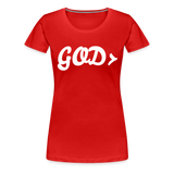 Women’s GOD> T-Shirt - red