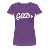 Women’s GOD> T-Shirt - purple