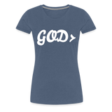 Women’s GOD> T-Shirt - heather blue