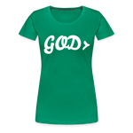 Women’s GOD> T-Shirt - kelly green
