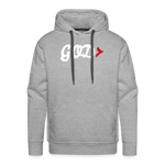 GOD> “Painted”  Hoodie - heather grey