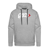 GOD> “Painted”  Hoodie - heather grey