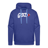 GOD> “Painted”  Hoodie - royal blue