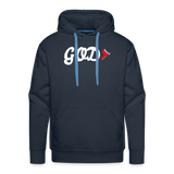 GOD> “Painted”  Hoodie - navy