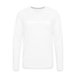 Yeshua Is King! Premium Long Sleeve T-Shirt - white