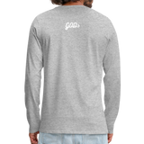 Yeshua Is King! Premium Long Sleeve T-Shirt - heather gray