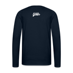 Yeshua Is King! Premium Long Sleeve T-Shirt - deep navy