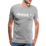 Men's Jesus> Premium T-Shirt - heather gray