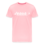 Men's Jesus> Premium T-Shirt - pink