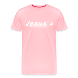 Men's Jesus> Premium T-Shirt - pink