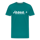 Men's Jesus> Premium T-Shirt - teal