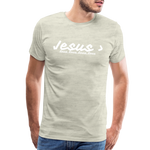 Men's Jesus> Premium T-Shirt - heather oatmeal