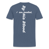 Men's Jesus> Premium T-Shirt - heather blue