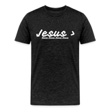 Men's Jesus> Premium T-Shirt - charcoal grey