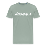 Men's Jesus> Premium T-Shirt - steel green