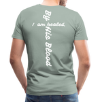 Men's Jesus> Premium T-Shirt - steel green