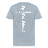 Men's Jesus> Premium T-Shirt - heather ice blue