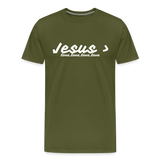 Men's Jesus> Premium T-Shirt - olive green