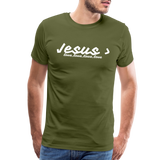 Men's Jesus> Premium T-Shirt - olive green