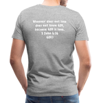 Men's “GOD is Love” T-Shirt - heather gray