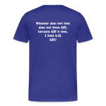 Men's “GOD is Love” T-Shirt - royal blue