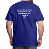 Men's “GOD is Love” T-Shirt - royal blue