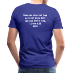 Men's “GOD is Love” T-Shirt - royal blue