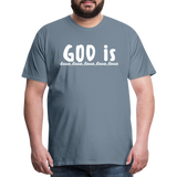 Men's “GOD is Love” T-Shirt - steel blue