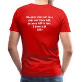 Men's “GOD is Love” T-Shirt - red