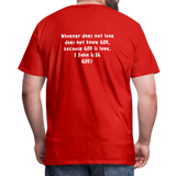 Men's “GOD is Love” T-Shirt - red