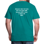 Men's “GOD is Love” T-Shirt - teal