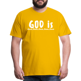 Men's “GOD is Love” T-Shirt - sun yellow