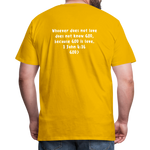 Men's “GOD is Love” T-Shirt - sun yellow