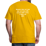 Men's “GOD is Love” T-Shirt - sun yellow