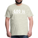 Men's “GOD is Love” T-Shirt - heather oatmeal