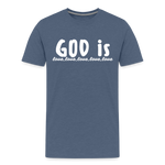 Men's “GOD is Love” T-Shirt - heather blue