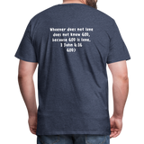 Men's “GOD is Love” T-Shirt - heather blue