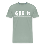 Men's “GOD is Love” T-Shirt - steel green