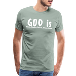 Men's “GOD is Love” T-Shirt - steel green