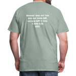 Men's “GOD is Love” T-Shirt - steel green