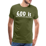 Men's “GOD is Love” T-Shirt - olive green