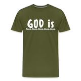 Men's “GOD is Love” T-Shirt - olive green