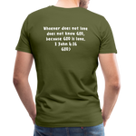 Men's “GOD is Love” T-Shirt - olive green