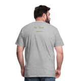 Men's GOD> T-Shirt (GOLD) - heather gray
