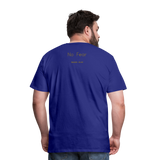 Men's GOD> T-Shirt (GOLD) - royal blue
