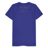 Men's GOD> T-Shirt (GOLD) - royal blue