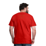 Men's GOD> T-Shirt (GOLD) - red
