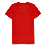 Men's GOD> T-Shirt (GOLD) - red