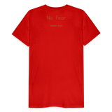 Men's GOD> T-Shirt (GOLD) - red